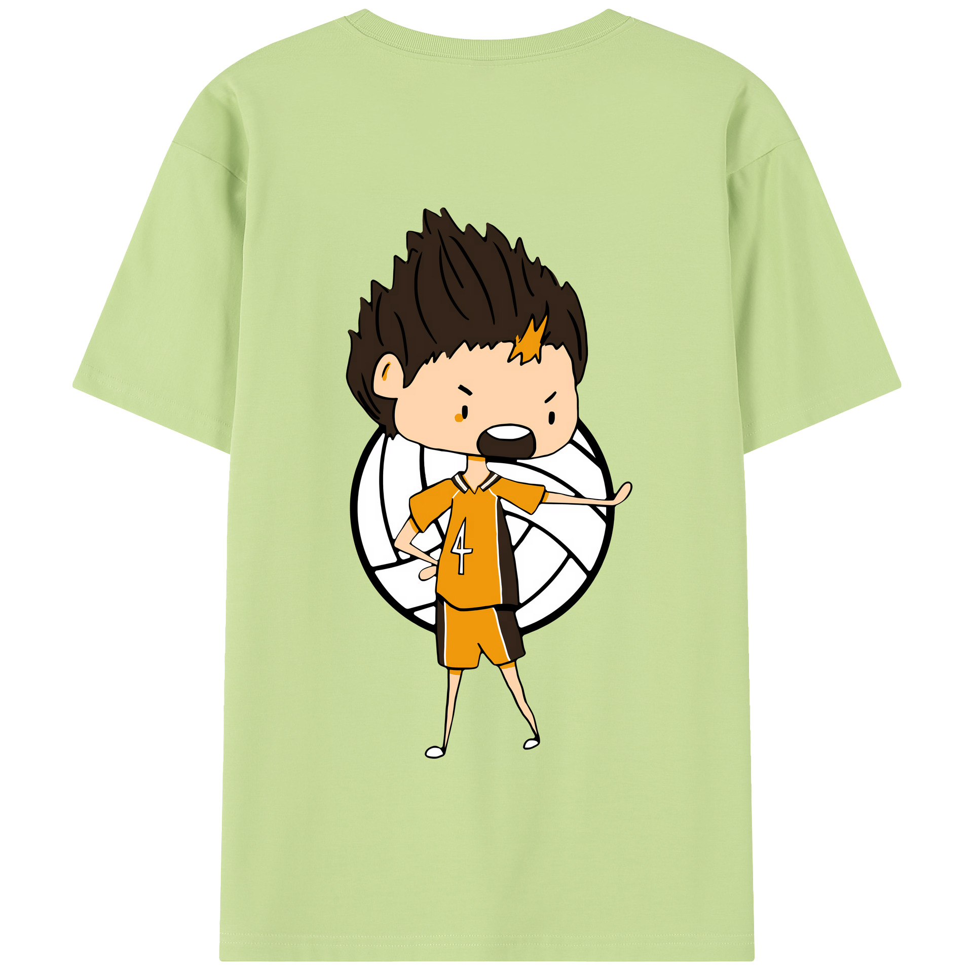 （画像用） ハイキュー!! Haikyu!! 綿100％半袖Tシャツ（背面プリント）